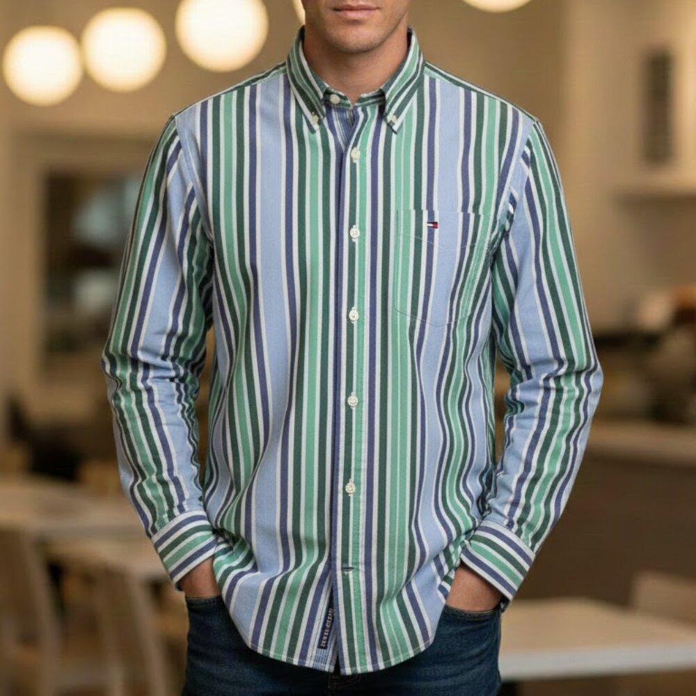 NEW Tommy Hilfiger Mens XXL Button Down Shirt